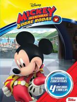 Aprender Brincando Com 4 Quebra-Cabeças Disney Mickey Aventuras Sobre Rodas - Bicho Esperto