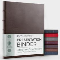 Apresentação Binder Gallery Leather Freeport Mocha 0,75"