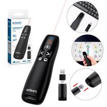 Apresentador de Slides Sem Fio com Laser Vermelho e Alcance de 30m Compatível com Windows, Mac, Android e Linux