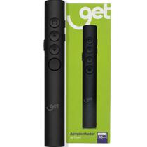 Apresentador de Slides Wireless, Controle de Volume, com Laserpoint, GET, Preto Apresentador de Slides Wireless, Controle de Volume, com Laserpoint, GET, Preto