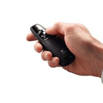 Apresentador Logitech R400 Ponteira Laser alcance de até 15 mts com receptor USB Apresentador Logitech R400 Ponteira Laser alcance de até 15 mts com receptor USB