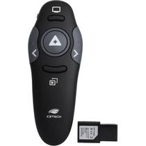Apresentador Sem Fio C3Tech AP-400BK com Laser USB 10m