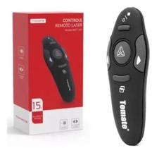 Apresentador Slide Apontador Laser Controle Sem Fio Tomate MCT-105 Preto