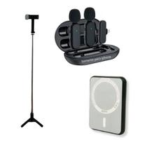 Aproveite o Kit Influencer Áudio de Qualidade, Estabilidade e Energia para Suas Gravações I O S - TWS Aproveite o Kit Influencer Áudio de Qualidade, Estabilidade e Energia para Suas Gravações I O S - TWS