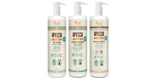 Apse África Baobá Co Wash 1 L e Condicionador 1 L e Creme de Pentear 1 L