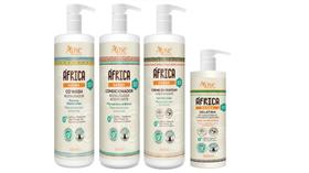 Apse África Baobá Co Wash 1 L e Condicionador 1 L e Creme de Pentear 1 L e Gelatina 500 ml