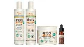 Apse África Baobá Co Wash e Creme de Pentear e Gelatina e Óleo Vegetal