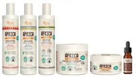 Apse África Baobá Shampoo e Co Wash e Creme de Pentear e Gelatina e Máscara e Óleo Vegetal