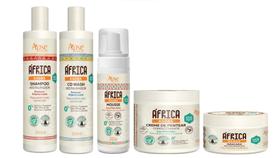 Apse África Baobá Shampoo e Co Wash e Creme de Pentear e Máscara e Mousse - Apse Cosmetics