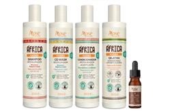 Apse África Baobá Shampoo e Condicionador e Co Wash e Gelatina e Óleo Vegetal - Apse Cosmetics