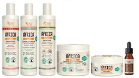 Apse África Baobá Shampoo e Condicionador e Creme de Pentear e Gelatina e Máscara e Óleo Vegetal - Apse Cosmetics