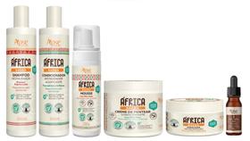 Apse África Baobá Shampoo e Condicionador e Creme de Pentear e Máscara e Mousse e Óleo Vegetal