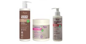 Apse Cachos Ativador + Crespo Power Gelatina 500 Ml + Bb Cream