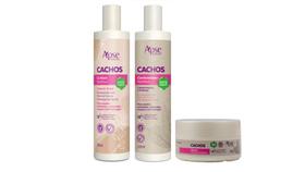 Apse Cachos Co Wash e Condicionador e Máscara Apse Cachos Co Wash e Condicionador e Máscara