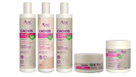 Apse Cachos Shampoo e Co Wash e Condicionador e Máscara e Ativador