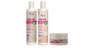 Apse Cachos Shampoo e Co Wash e Máscara