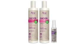 Apse Cachos Shampoo e Condicionador + Sérum Reparador - Apse Cosmetics