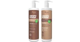 Apse Crespo Power Co Wash 1 L e Creme de Pentear 1 L - Apse Cosmetics