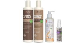 Apse Crespo Power Co Wash e Condicionador e BB Cream Fresh e Sérum Reparador