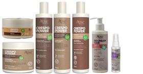 Apse Crespo Power Co Wash e Condicionador e Creme De Pentear e Máscara e Gelatina + BB Cream + Sérum Reparador