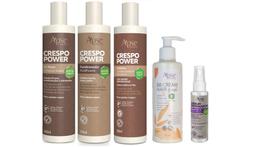 Apse Crespo Power Co Wash e Condicionador e Gelatina e BB Cream Fresh e Sérum Reparador - Apse Cosmetics
