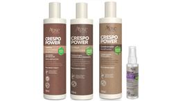 Apse Crespo Power Co Wash e Condicionador e Gelatina e Sérum Reparador - Apse Cosmetics