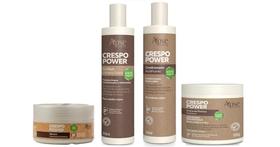 Apse Crespo Power Co Wash e Condicionador e Máscara e Creme de Pentear