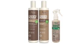 Apse Crespo Power Co Wash e Condicionador + Queratina Vegetal