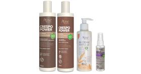 Apse Crespo Power Co Wash e Gelatina e BB Cream Fresh e Sérum Reparador - Apse Cosmetics
