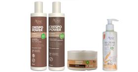 Apse Crespo Power Co Wash e Gelatina e Máscara + BB Cream Fresh