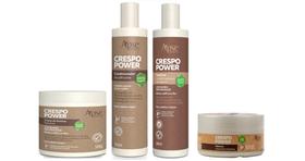 Apse Crespo Power Gelatina e Condicionador e Máscara e Creme de Pentear