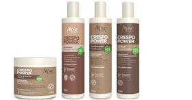 Apse Crespo Power Shampoo + Condicionador + Co Wash + Creme De Pentear