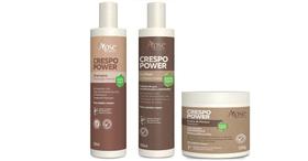 Apse Crespo Power Shampoo e Co Wash e Creme de Pentear - Apse Cosmetics