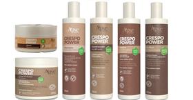 Apse Crespo Power Shampoo e Co Wash e Creme De Pentear e Gelatina e Condicionador e Mascara