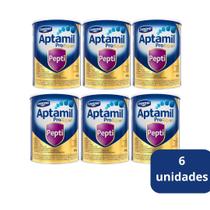 Aptamil Pepti 800g - Para Alérgicos a Leite de Vaca/Soja Danone - Kit 6 unidades Aptamil Pepti 800g - Para Alérgicos a Leite de Vaca/Soja Danone - Kit 6 unidades