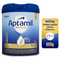 Aptamil Premium 1 Fórmula infantil em pó 800g Danone de 0 a 6 meses