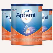 Aptamil SL Proexpert 800g Kit com 3 Latas Fórmula Infantil Danone Sem Lactose De 0 a 3 anos ORIGINAL