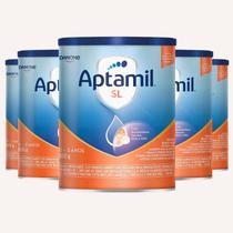 Aptamil SL Proexpert 800g Kit com 5 Latas Fórmula Infantil Danone Sem Lactose De 0 a 3 anos ORIGINAL
