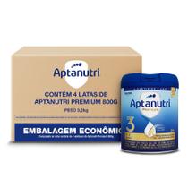 Aptanutri Premium 3 com 4 Latas de 800g Cada Unidades Embalagem Econômica Aptanutri Premium 3 com 4 Latas de 800g Cada Unidades Embalagem Econômica