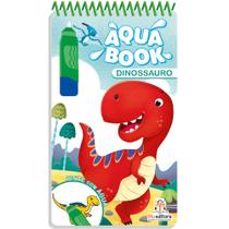 Aqua Book: Dinossauro - Livro Infantil interativo/colorir - Blu Editora