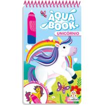 Aqua Book: Unicórnio - Livro Infantil interativo/colorir