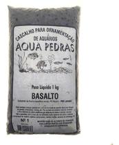 Aqua pedras cascalho basalto N 1 1kg