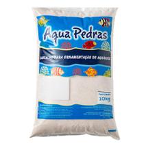 Aqua Pedras Cascalho Rio 00 Areia Duna 10Kg Para Aquários