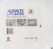 Aquacel Extra Ag+ 15cmx15cm - 1 Unidade - Convatec