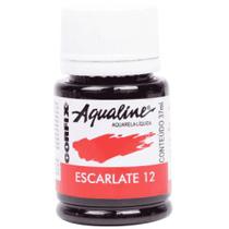 Aqualine aquarela liq. escarlate 12 (37 ml) un - corfix