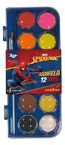 Aquarela 12 Cores com Pincel Homem-Aranha Criatividade e Diversão para Crianças Aquarela 12 Cores com Pincel Homem-Aranha Criatividade e Diversão para Crianças
