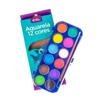 Aquarela 12 cores com pincel Onda Aquarela 12 cores com pincel Onda