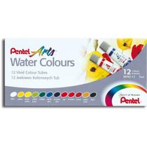 Aquarela A Base D' Água Com 12 Cores Pentel WFRS-12