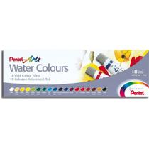 Aquarela A Base D' Água com 18 Cores Pentel WFRS-18