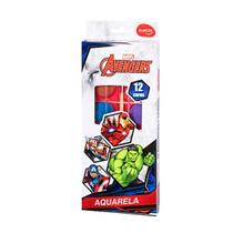 Aquarela Avengers Vingadores Estojo 12 Cores Molin C/ Pincel